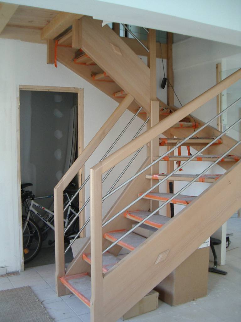 HêTRE INOX PARALLèLE | Menuiserie Spindler Conception d’escaliers et garde-corps sur mesure en bois près de Colmar et Neuf-Brisach Wintzenheim 7